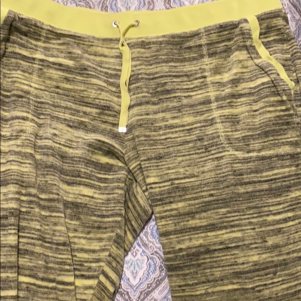 Lime green and black Juicy couture sweats